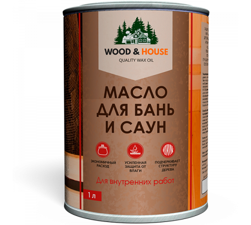 Приобрести МАСЛО ДЛЯ БАНЬ И САУН WOOD & HOUSE в Щелково, Московская область
